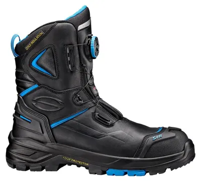 Produktbild von Sir Safety Giant Sicherheitsstiefel S7S wasserdicht Fiberglaskappe Kompositzwischensohle, 50, Schwarz