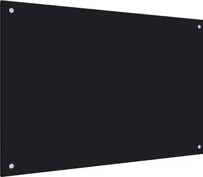 Immagine prodotto di Paraschizzi per Cucina Nero 90x60 cm in Vetro Temperato
