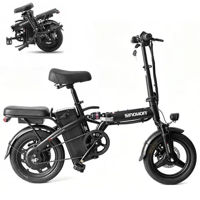Produktbild von SINOHON M3 Klappbares Elektrofahrrad E-bikes 250W Motor 36V 10.4Ah Akku 25km/h 14 Zoll Reifen – 50km Reichweite im PAS-Modus
