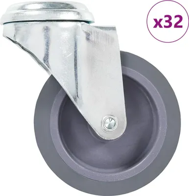 Produktbild von Langlebig 32 Stk. Lenkrollen mit Bolzenloch 75 mm November29598198