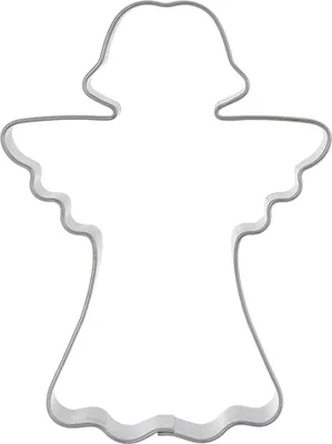 Immagine prodotto di Tagliabiscotti a forma di angelo, acciaio inossidabile, 8 cm