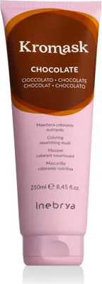 Immagine prodotto di Inebrya Kromask Coloring Nourishing Mask: maschera nutriente con pigmenti colorati per capelli castani Chocolate, 250 ml