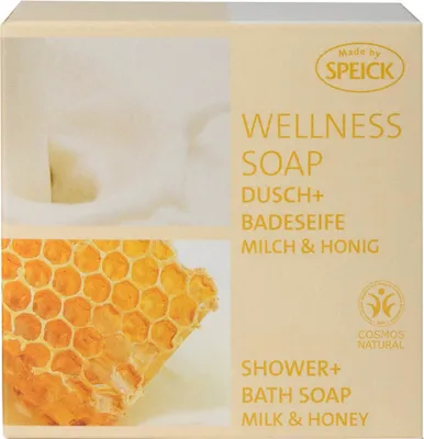 Produktbild von Speick Made by Speick Wellness Soap, Dusch + Badeseife Milch & Honig Bio 200g