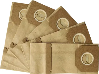 Produktbild von vhbw 5x Turbofilter Ersatz für Metabo 6.31286.00, 631286000, 4007430425577 für Schwingschleifer, Exzenterschleifer - Papier-Staubbeutel Set braun