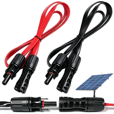 Produktbild von Solarkabelverlängerung, 6 mm², Solardachdurchführung, 100 cm