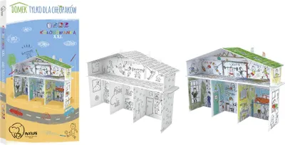 Image de Livre de coloriage-pliage maison 3D XXL "SEULEMENT pour les garçons" MONUMI
