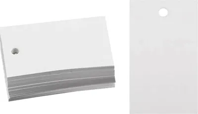 Produktbild von 250 Papieranhänger Dekoschilder Geschenkanhänger Preisschilder 50x30mm Farbwahl