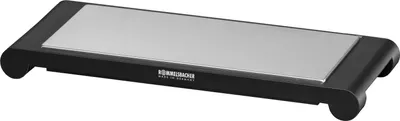 Produktbild von Wärmespeicherplatte WPS 857, Warmhaltefläche aus Edelstahl,8 Minuten Aufheizzeit auf 120 °C,  60 Minuten Wärmeabgabe, abnehmbarer Kabelsatz, Warmhaltefläche: 39,5 x 17 cm