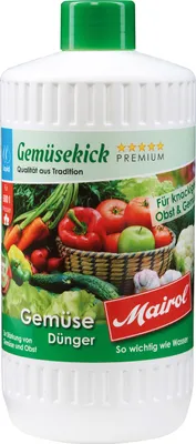 Produktbild von Mairol® Gemüsekick Flüssigdünger Liquid - 1 Liter für 500 Liter