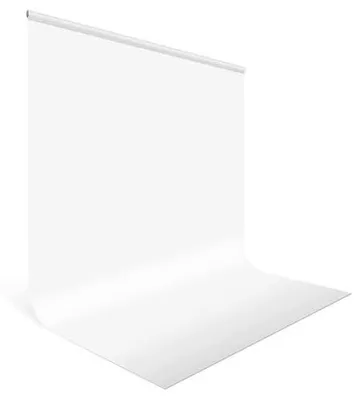 Zdjęcie produktu dla Tło fotograficzne białe 2X3M poliester do studia sesji profesjonalne
