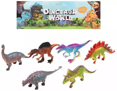 Produktbild von Dinosaurier-Set, 6 Stück