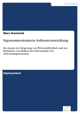 Produktbild von Ergonomieorientierte Softwareentwicklung