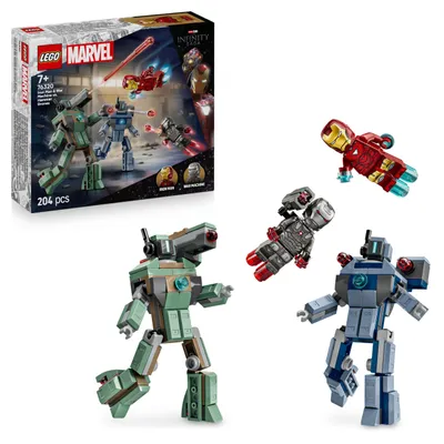 Image de LEGO Marvel Iron Man et War Machine contre les drones de Hammer 76320