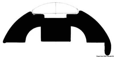 Immagine prodotto di Striscia in PVC, bianca 40 mm, 24 metri