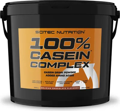 Image de Caséines - Scitec Nutrition - 100% CASEIN COMPLEX (5kg) - Saveur Chocolat
