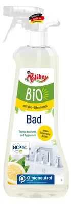 Produktbild von Poliboy Badreiniger - hygienische und starke Reinigung - gegen Kalkreste und Wasserflecken - Sprühflasche - 500ml