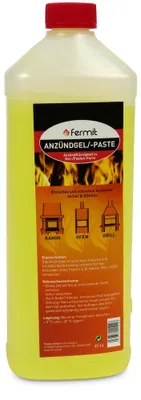 Produktbild von Fermit 11514 Anzündgel 1l Flasche