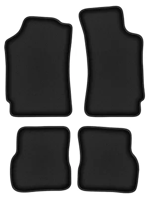 Imagen del producto de Alfombrillas de moqueta para Skoda Felicia 1994-2001 (hatchback/familiar) – juego de 4 piezas, negras, a medida – Wielganizator DURBAN