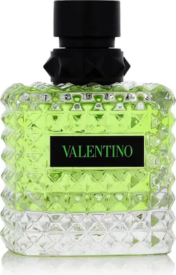 A product shot of a Valentino perfume bottle.