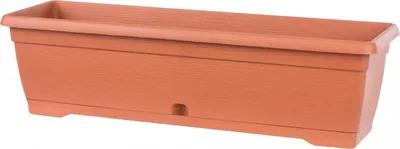Obrázek produktu pro Truhlík Similcotto broušený - cihlová terakota 40 cm