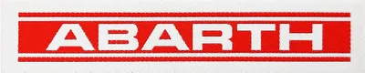 Produktbild von Abarth Offizielle Klebepatch Geschrieben Logo, 115 x 26 mm