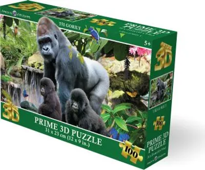 Zdjęcie produktu dla Puzzle 3D - Goryle