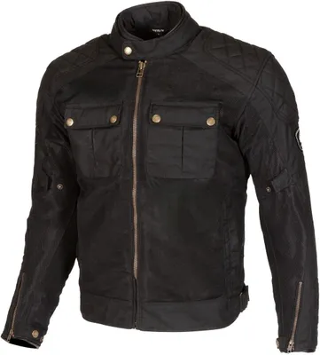 Produktbild von Merlin Shenstone II Cotec Air Motorrad Textiljacke, schwarz, M