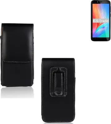 Produktbild von K-S-Trade Gürteltasche für Gigaset GS3 Schutz Hülle Handy Hülle mit Magnetverschluss Holster in schwarz