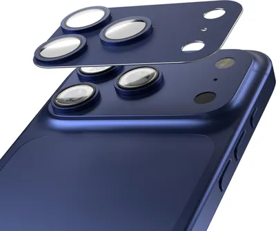 Produktbild von Etteri Komplettschutz für die Kamera des iPhone 17 Pro Max, blau