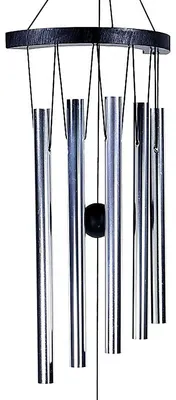Produktbild von Windspiel Yin Yang Fünf Glockenspiele - 35 cm