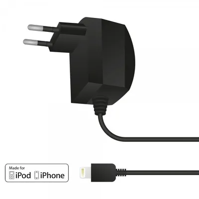 Image de Adaptateur secteur muvit pour iPhone 5 avec connecteur Lightning, 1 A