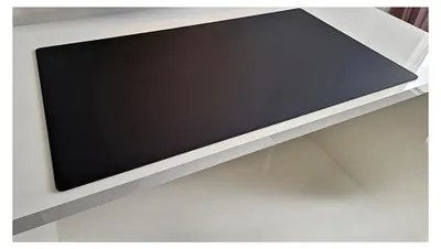 Produktbild von Schreibtischunterlage aus echtem Leder Schwarz 90 x 50 cm glatt