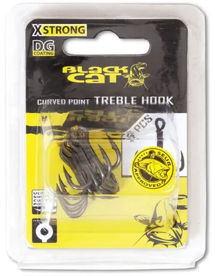 Produktbild von Black Cat Curved Point Drilling DG - 5 Wallerhaken, Größe:2/0