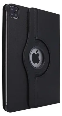 Produktbild von 360° Schutz Hülle für Apple iPad Pro 12.9" 3.+ 4. Generation 2018 2020 Case Etui Tasche Cover Drehbar -  SCHWARZ