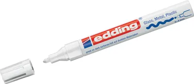 Produktbild von Edding – Paintmarker 750 auf Ölbasis, 2–4 mm, Kreativweiß | 10 Stück