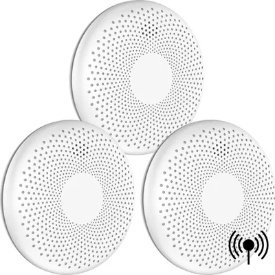 Produktbild von Aroha Link Kombination Rauchmelder und Kohlenmonoxid CO-Melder WLAN - 10 Jahre Batterie - 3 set