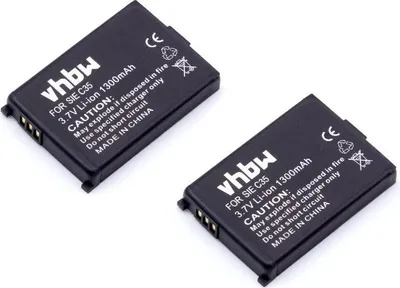 Produktbild von vhbw 2x Akku Ersatz für Siemens V30145-K1310-X133, V30145-K1310-X229, V30145-K1310-X132 für schnurlos Festnetz Telefon (1300 mAh, 3,7 V, Li-Ion)