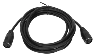 Immagine prodotto di Presa DIN a 5 pin su adattatore, cavo di prolunga plug-and-play flessibile in PVC da 3 metri per dispositivi AV