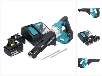 Image de Makita DFR551RM Visseuse automatique sans fil 25-55mm Brushless 18V + 2x Batteries 4,0Ah + Chargeur