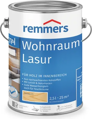Produktbild von Remmers Wohnraum-Lasur farblos 2,5 l, Holzlasur innen