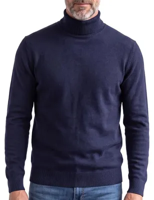 Produktbild von Redmond Basic Rollkragenshirt Natürliches Material, Weiche Bündchen, Vielseitiges Basic