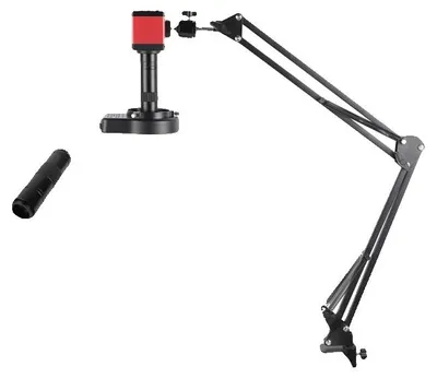 Obrázok produktu pre Digitálny mikroskop, výstup videa v rozlíšení 4K, nastaviteľné zväčšenie 150-násobné, súprava A (1080P, 30 snímkov za sekundu), objektív s nastaviteľným zväčšením 150x