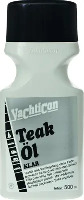 Produktbild von Yachticon Teak Öl Klar 500 ml  102060073800000