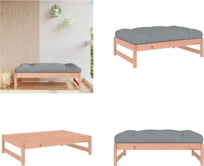 Productafbeelding van vidaXL Tuinstoel 120x80 cm, massief Douglasiehout - Tuinstoel - Terrasstoel - Buitenstoel - Tuinvoetbankje