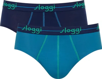 Produktbild von sloggi Herren Slip 2-Pack Start Midi - MULTIPLE COLOURS 20 - Größe 4