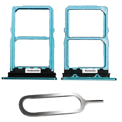 Produktbild von Huawei P30 Sim Karten Halter Tray Adapter Fach Stecker Slot + Nadel Dual Single Aurora