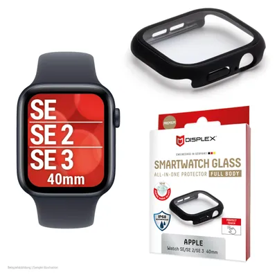 Image de DISPLEX Coque intégrale Apple Watch SE (2/3), 40 mm, noir