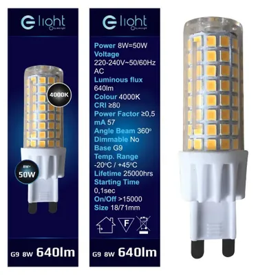 Produktbild von G9 7W Neutralweiß LED-Lampe Energiesparend
