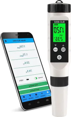 Immagine prodotto di Termometro per acquari con sensore di temperatura di precisione - Precisione ± 0,5 °C - Display retroilluminato