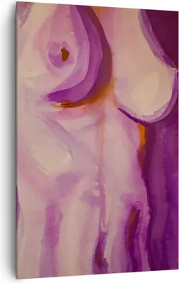 Produktbild von Bild auf Leinwand - Leinwandbild - Einteilig - Frau Tat Körper - 80x120cm - Wand Bild - Wanddeko - Wandbilder - Leinwanddruck - Kunstdruck - Wanddekoration - Leinwand bilder - Wandbild - PA80x120-3812